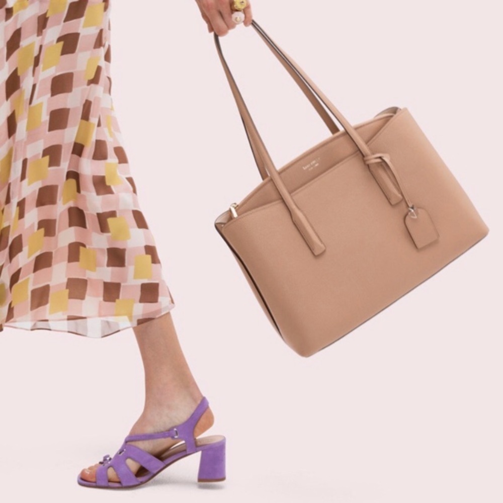 NWT Kate Spade Light Fawn Margaux Work Tote - Picture 3 of 16